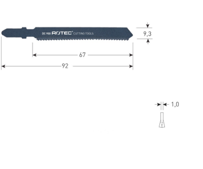 Afbeeldingen van ROTEC Decoupeerzaagblad DC900 3x