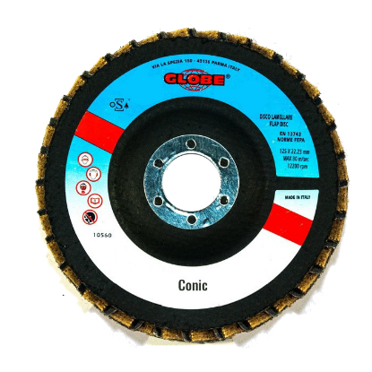 Afbeeldingen van GLOBE Lamellenschijf G2825-C RVS Z80 125X22,2MM