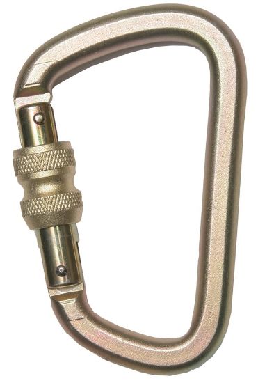 Afbeeldingen van ELLERsafe Karabijnhaak staal schroefsluiting 113X71MM