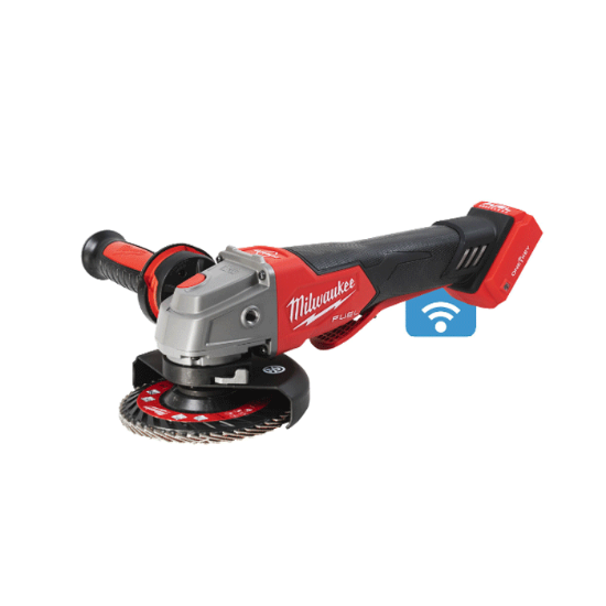 Afbeeldingen van MILWAUKEE Accu ONE-KEY 125MM haakse slijper M18ONEFSAG125XPDB-0X met peddelschakelaar en rem BODY