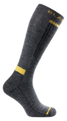 Afbeeldingen van BLÅKLÄDER Wollen sokken 2502 zwart mêlee 34-36