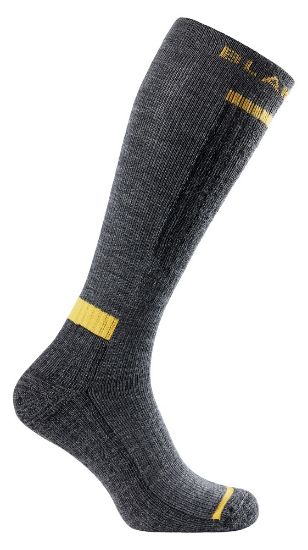 Afbeeldingen van BLÅKLÄDER Wollen sokken 2502 zwart mêlee 40-42