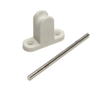 Afbeeldingen van Accessoireset kunststof deurgeleider &stelpen