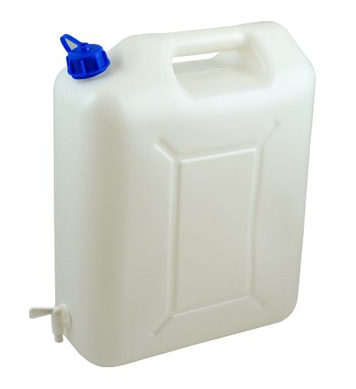 Afbeeldingen van Waterjerrycan ECO met vaste kraan 20L
