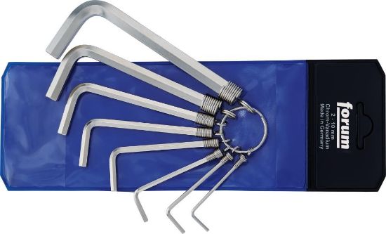 Afbeeldingen van FORUM Haakse inbussleutelset met ring 2-10MM 8x