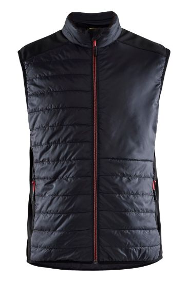Afbeeldingen van BLÅKLÄDER Bodywarmer gevoerd 3863 zwart/rood XS
