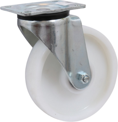 Afbeeldingen van KELFORT Zwenkwiel wit EV met kogellager 200MM