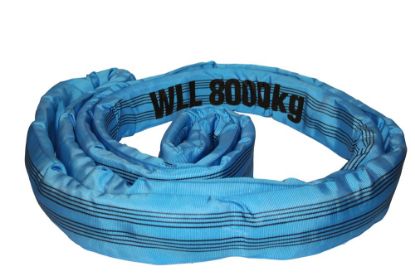 Afbeeldingen van ELLERsling Rondstrop blauw 4M werklengte 2M 8ton