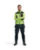 Afbeeldingen van BLÅKLÄDER Gebreid vest met softshell 4930 High Vis geel/zwart M
