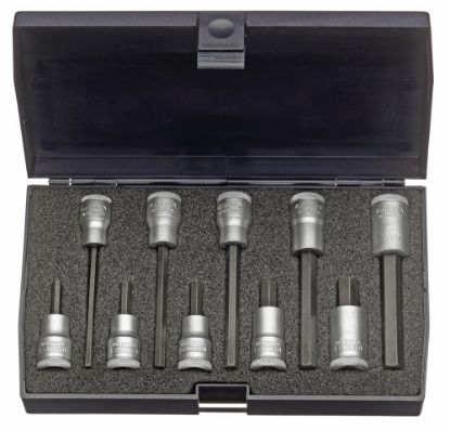 Afbeeldingen van GEDORE Schroevendraaierdopsleutelset ⅜" 4-10MM 10x