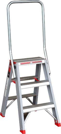 Afbeeldingen van KELFORT Trap dubbel oploopbaar 3 71CM