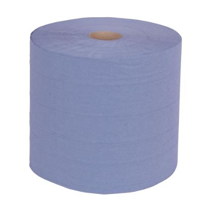 Afbeeldingen van Maxirol 2-laags recycled blauw 24CM 380M