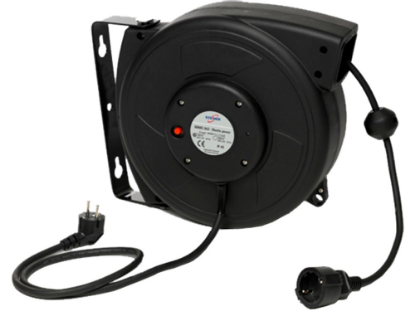 Afbeeldingen van Haspel kunststof 230V 3X1,5MM 6M