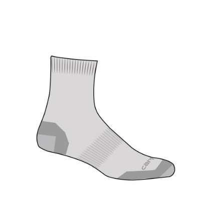 Afbeeldingen van CARHARTT Sokken middelhoog katoen 802234 grey L 3x