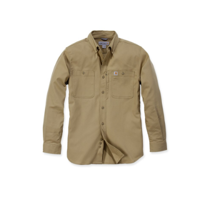 Afbeeldingen van CARHARTT Overhemd rugged prof 102538 dark khaki 2XL