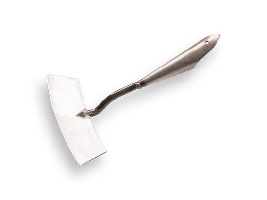 Afbeeldingen van Schoffel gesmeed blank rond model 20CM