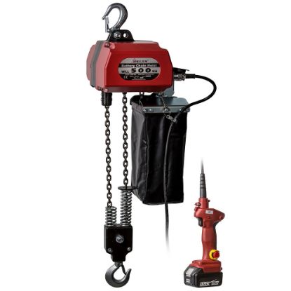 Afbeeldingen van Batterij kettingtakel 18V DC 0,5T 5M