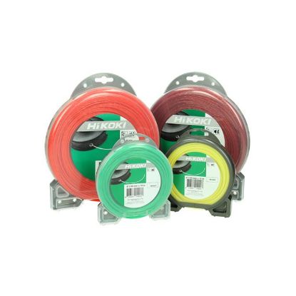 Afbeeldingen van HIKOKI Maaidraad geluidsarm 4,0MM zwart 32m 781055