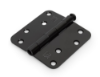 Afbeeldingen van Scharnier rond + losse pen zwart 89X89MM