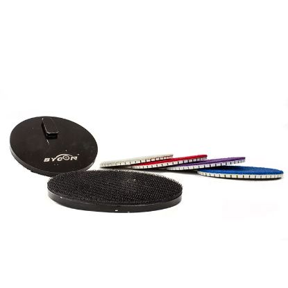 Afbeeldingen van BYCON Pad adapter velcro Redi-lock 100MM t.b.v. diamant polijstpad beton