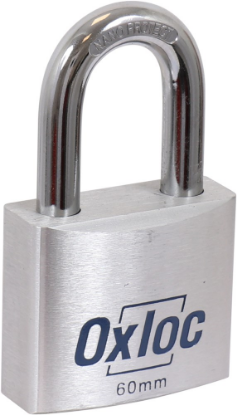 Afbeeldingen van OXLOC Cilinderhangslot High Security aluminium 60MM KA601