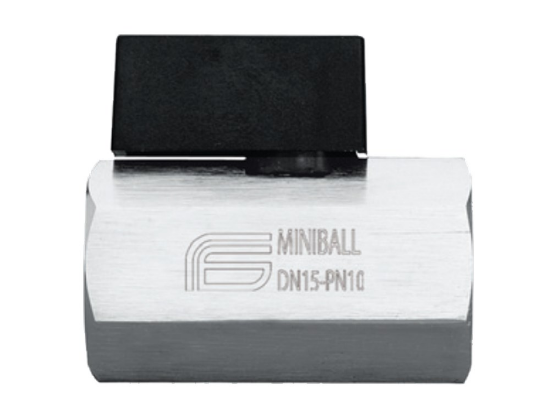 Afbeeldingen van ⅛" MINIBALL BIxBI 10BAR ZWART