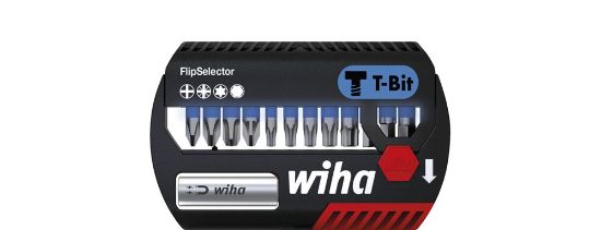 Afbeeldingen van WIHA Bitset FlipSelector T-bit 7947T ¼" 25MM PH/PZ/TX/zeskant 14x