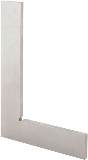 Afbeeldingen van FORUM Werkplaatswinkelhaak zonder aanslag DIN875/I RVS 100X70MM