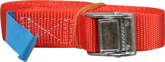 Afbeeldingen van KELFORT Spanband rood 25MM 5,0M met klemgesp