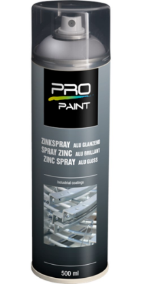 Afbeeldingen van PRO-PAINT Zinkspray ALU glanzend 500ML
