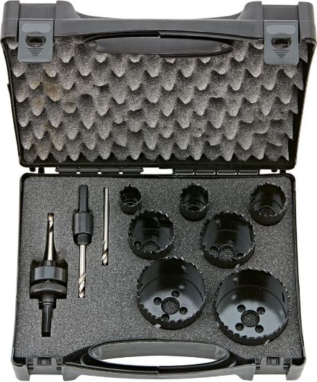 Afbeeldingen van FORUM Gatzagenset HSS BiM t.b.v. elektriciëns 22-68MM 10x