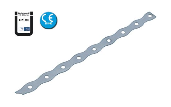 Afbeeldingen van GEBR. BODEGRAVEN Lijmkoppelstrip RVS316 O.G. Novo 300MM 20X0,5MM