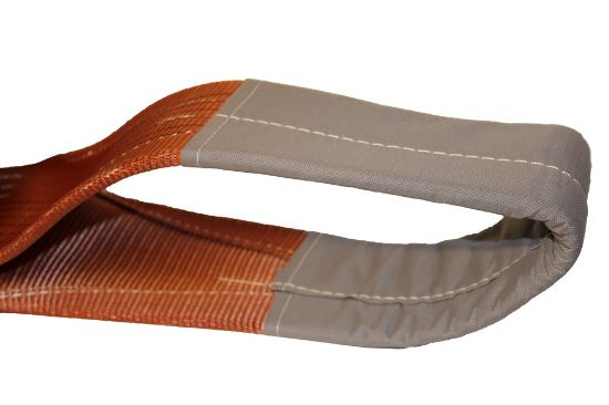 Afbeeldingen van ELLERsling Hijsband bruin 180MM 6M 6ton