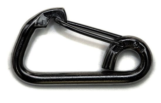 Afbeeldingen van Karabijnhaak asymmetrisch RVS316 102MM