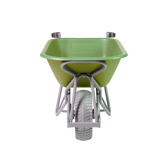 Afbeeldingen van MATADOR Kruiwagen Profi-Max HDPE bak groen 90L met lekvrije CT WB band