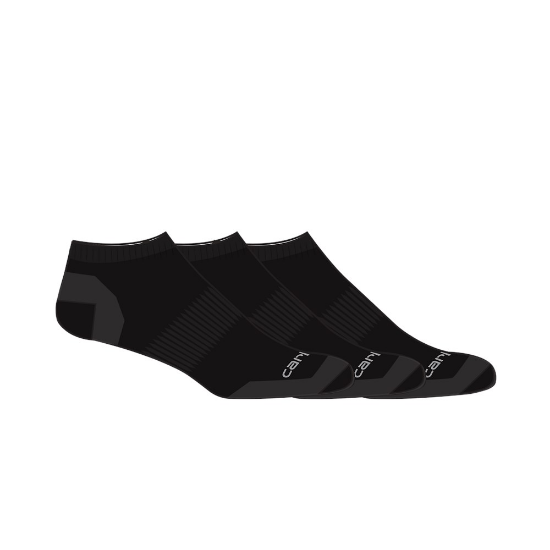 Afbeeldingen van CARHARTT Sokken laag katoen 802224 dames zwart L 3x