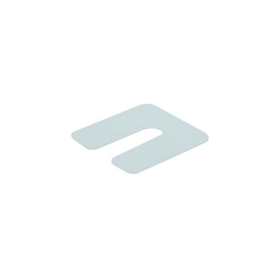 Afbeeldingen van GEBR. BODEGRAVEN Uitvulplaatje KS transparant 1MM 50X50MM