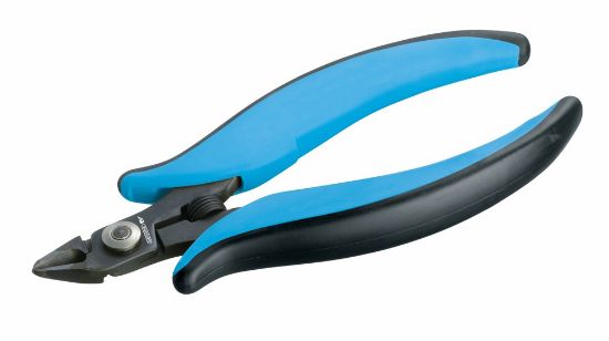 Afbeeldingen van GEDORE Elektronica-zijsnijtang 8350-8 Power-Line 21° gebogen 12/140MM