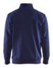 Afbeeldingen van BLÅKLÄDER Sweatshirt bi-colour met halve rits 3353 marineblauw/korenblauw S