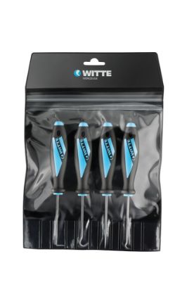 Afbeeldingen van WITTE Priemen- & hakenset 4-delig