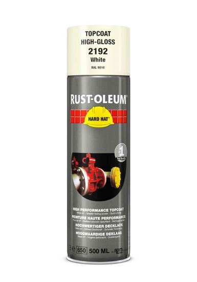 Afbeeldingen van RUST-OLEUM Deklaag wit RAL9010 500ML