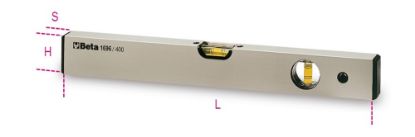 Afbeeldingen van BETA Waterpas geanodiseerd geprofileerd aluminium 1696 2M