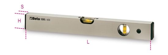 Afbeeldingen van BETA Waterpas geanodiseerd geprofileerd aluminium 1696 6M