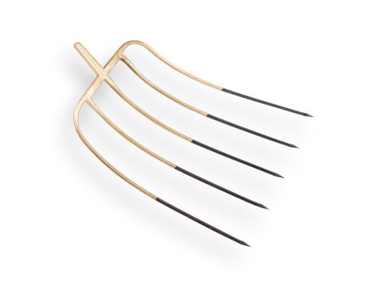 Afbeeldingen van Bladvork 5-tands met stift