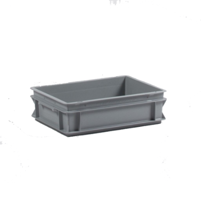Afbeeldingen van E-LINE Stapelbare bak grijs 10L 400X300X120MM