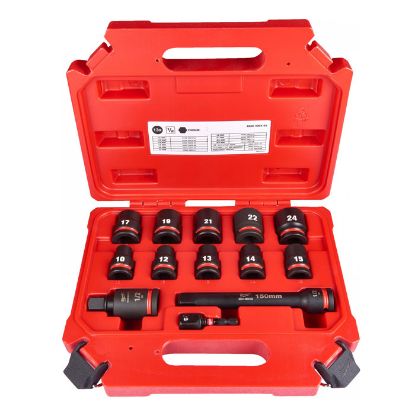 Afbeeldingen van MILWAUKEE Doppenset SHOCKWAVE ½" 13x