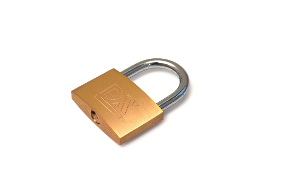 Afbeeldingen van Cilinderhangslot 25MM enkel beperkt sluitend