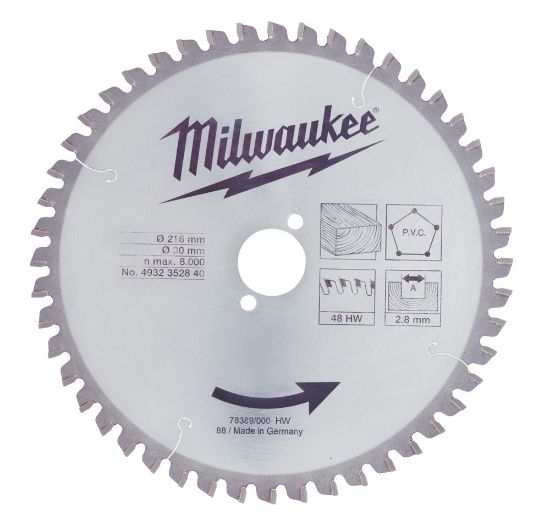 Afbeeldingen van CIRCULAR SAW BLADE 216X30X48HW P1M