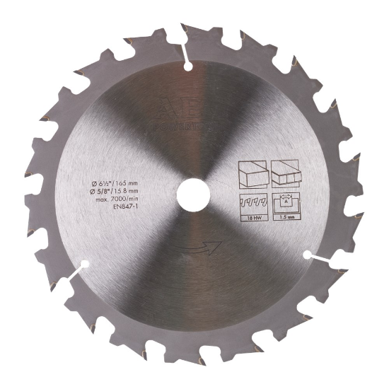 Afbeeldingen van CIRCULAR SAW BLADE CIRCS165X15.8X1,5-1P