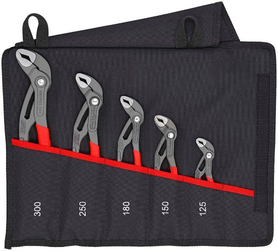 Afbeeldingen van KNIPEX Sleuteltangenset COBRA 001955S5 125-300MM 5x